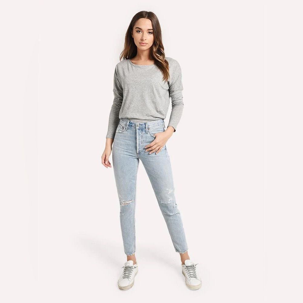 NEW AGOLDE Jamie High Rise Classic Jeans in Shakedown Size 28